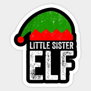 Little sister elf Sticker